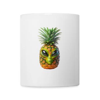Alien Pineapple - Coffee/Tea Mug - white - Front