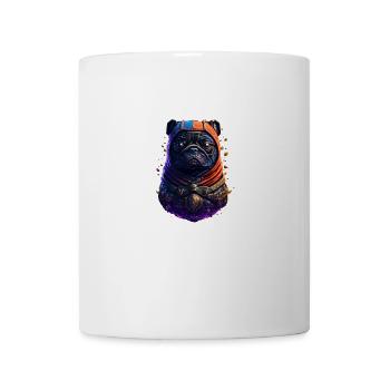 Adorable Frenchie Astronaut: Dog in a Space Suit - Coffee/Tea Mug - white - Front