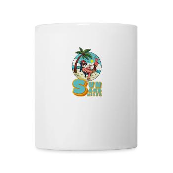 Summer Vibes: Sun, Sand, and Smiles. - Coffee/Tea Mug - white - Front