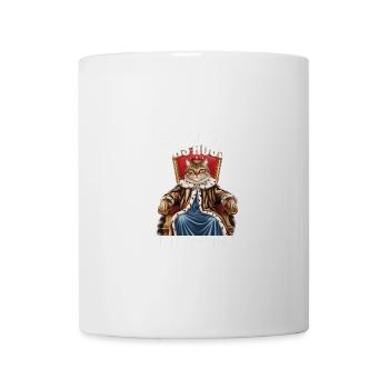 My Cat Runs This House I Just Pay Rent Cat Lover - Coffee/Tea Mug - white - Front