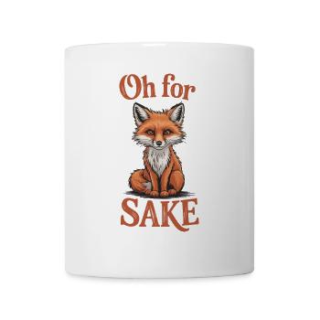 Oh For Fox Sake - Coffee/Tea Mug - white - Front