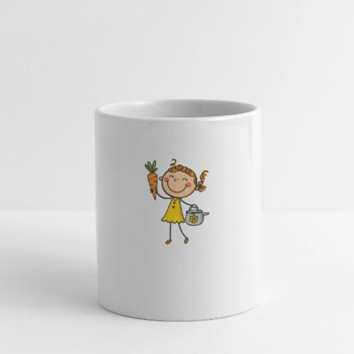 Cartoon Gardening Girl Kids Shirt - Coffee/Tea Mug