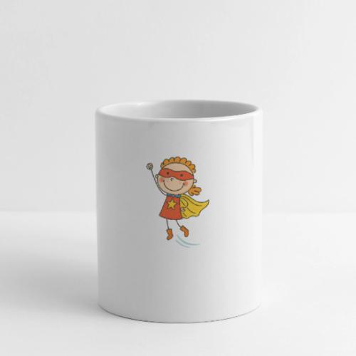 Cartoon Superhero Girl Kids Shirt - Coffee/Tea Mug