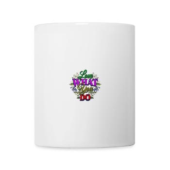 Love What You Do – Inspirational Typography - Coffee/Tea Mug - white - Front