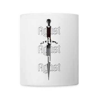 Gothic Dagger Repeating Against - Coffee/Tea Mug - white - Front