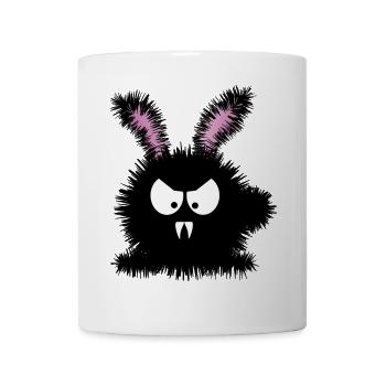 Grumpy Bunny doesn't carrot all! - Coffee/Tea Mug - white - Front