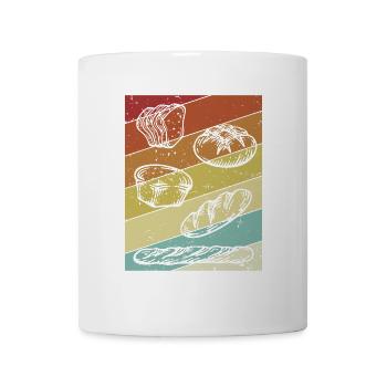 Retro Bread Dough Bread Maker Bread Queen Lover - Coffee/Tea Mug - white - Front