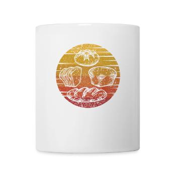 Retro Bread Dough Bread Maker Bread Queen Lover - Coffee/Tea Mug - white - Front