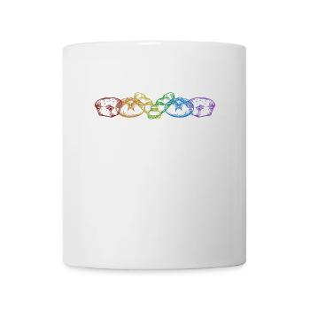 Bread Baking LGBT Rainbow Bread Dough Lover Bread - Coffee/Tea Mug - white - Front