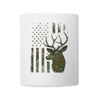 Camo Christmas Trees For Men Dreaming Of Camo - Coffee/Tea Mug - white - Front
