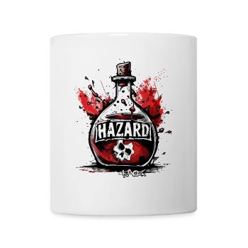 Bottle of Hazard Skull Poison Art - Coffee/Tea Mug - white - Front