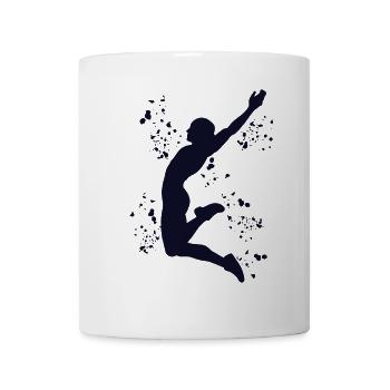 Long Jumper Long Jumping Kids Long Jump - Coffee/Tea Mug - white - Front