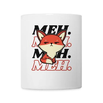 Meh Caninae Red Fox Canidae Fox Lover Fox - Coffee/Tea Mug - white - Front