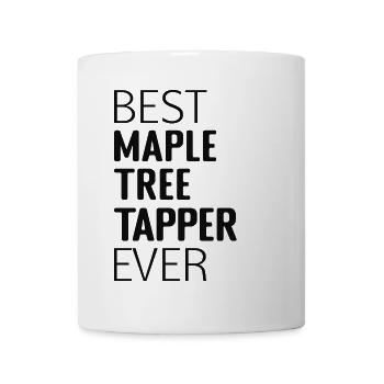 Best Maple Tapping Maple Tree Maple Leaf - Coffee/Tea Mug - white - Front