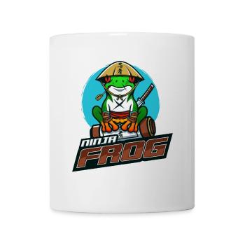 ninja frog gaming - Coffee/Tea Mug - white - Front