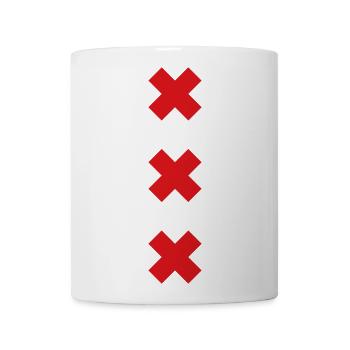 Amsterdam logo - Coffee/Tea Mug - white - Front