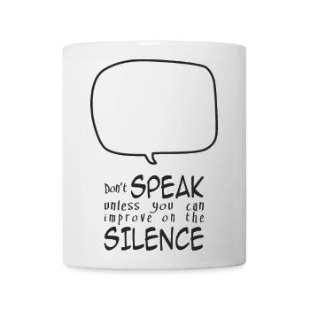 Don't Speak - Coffee/Tea Mug - white - Front