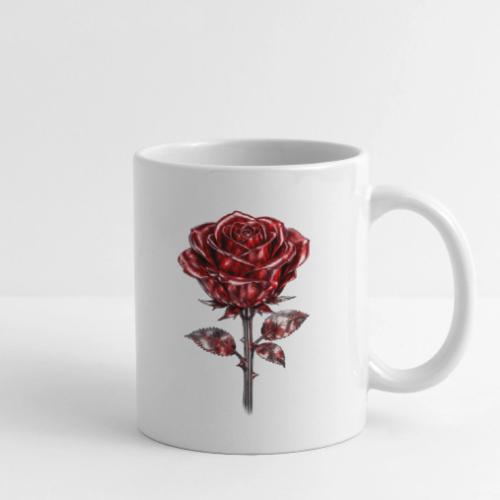 2 Set - Silver and Gold Roses - Coffee/Tea Mug