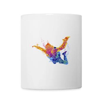 Skydive parachutist, parachute skydiver gift - Coffee/Tea Mug - white - Front