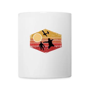 Skydive parachutist, parachute skydiver gift - Coffee/Tea Mug - white - Front