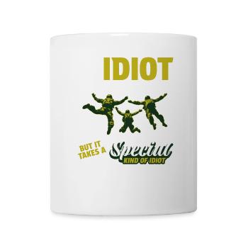 Skydive parachutist, parachute skydiver gift - Coffee/Tea Mug - white - Front