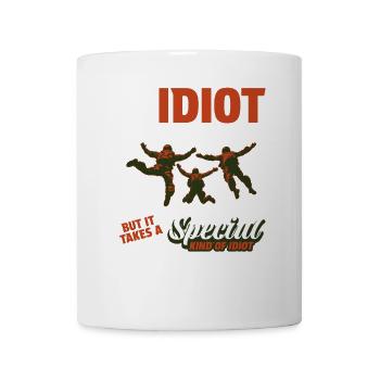 Skydive parachutist, parachute skydiver gift - Coffee/Tea Mug - white - Front