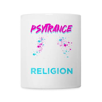 Techno House Party Edm Festival Goa Rave Psytrance - Coffee/Tea Mug - white - Front