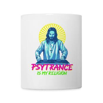 Techno House Party Edm Festival Goa Rave Psytrance - Coffee/Tea Mug - white - Front