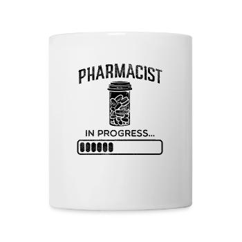 Pharmacist In Progress Tech Design - Coffee/Tea Mug - white - Front