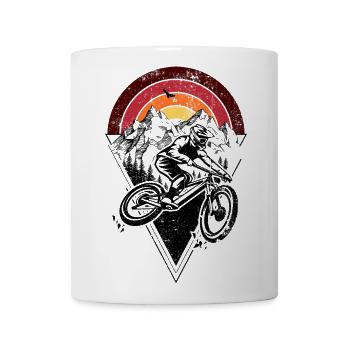Sunset Arc Over Silent Peaks - Coffee/Tea Mug - white - Front