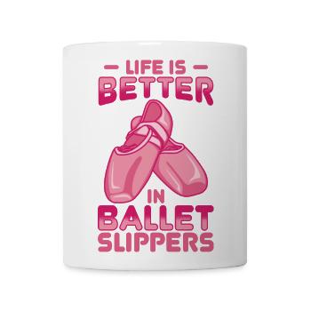Ballet Dancer Quote - Coffee/Tea Mug - white - Front