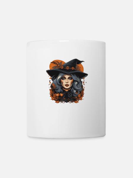 hallowen witch design 34 - Coffee/Tea Mug - white
