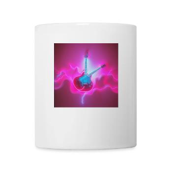 guitars-Part of Original Knightman art 2025 - Coffee/Tea Mug - white - Front