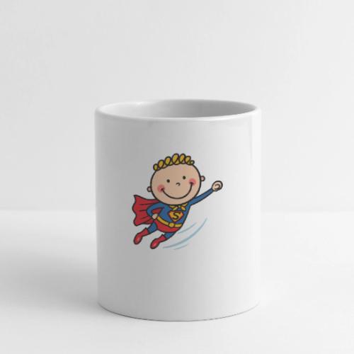 Cartoon Superhero Boy Kids Shirt - Coffee/Tea Mug