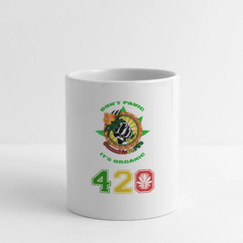 Playful 420 On Fire Organic Weed Marijuana Design - Coffee/Tea Mug