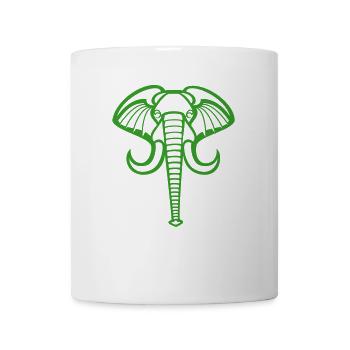 Elephant - Coffee/Tea Mug - white - Front