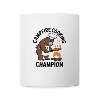 Campfire cooking champion - Coffee/Tea Mug - white - Front