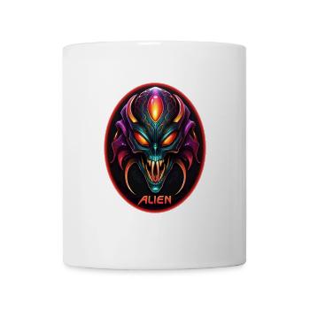 Alien face - Coffee/Tea Mug - white - Front