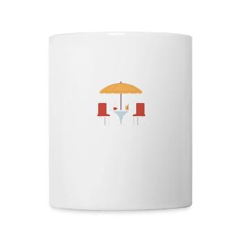 I'm Outdoorsy... I Drink on Patios - Coffee/Tea Mug - white - Front