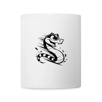 Kids Snake Sporty Snakes Sketch - Coffee/Tea Mug - white - Front