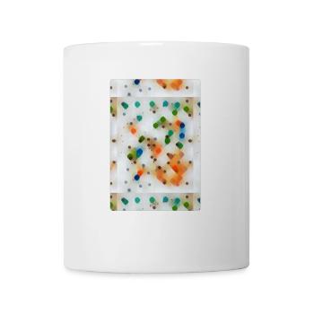 dotted shirts - Coffee/Tea Mug - white - Front