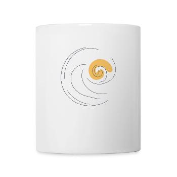 abstract - Coffee/Tea Mug - white - Front