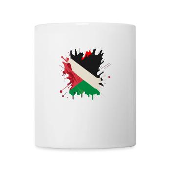 Palestine flag - Coffee/Tea Mug - white - Front