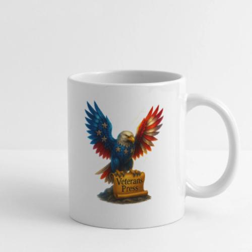 Veterans Press & Bald Eagle Flag 2 Print Set - Coffee/Tea Mug