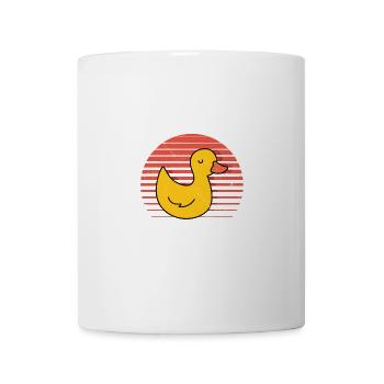 Rubber Duckie Crew Tee - Coffee/Tea Mug - white - Front