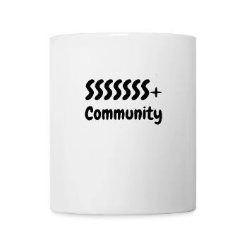 SSSSSSS+ Community - Coffee/Tea Mug - white - Front