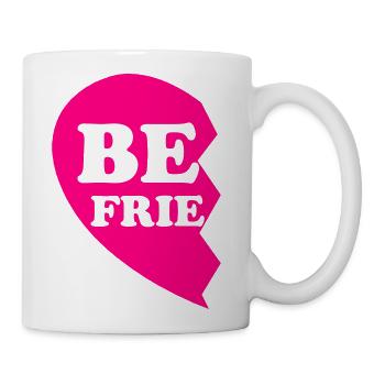 Best Friend Broken Heart LEFT - Coffee/Tea Mug - white - Right