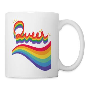 Queer Rainbow - Coffee/Tea Mug - white - Right