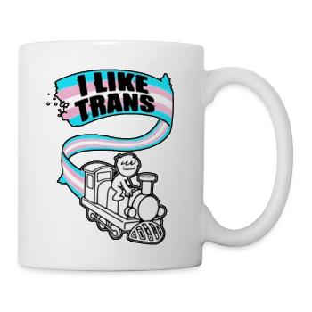 e trans comnity - Coffee/Tea Mug - white - Right
