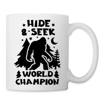 Bigfoot Hide And Seek World Champion - Coffee/Tea Mug - white - Right